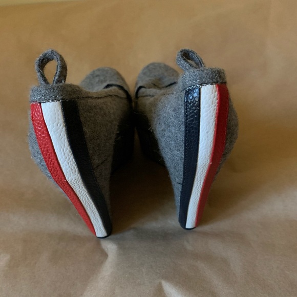 Thom Browne & Brooks Brothers wool wedge loafer - Picture 3 of 7